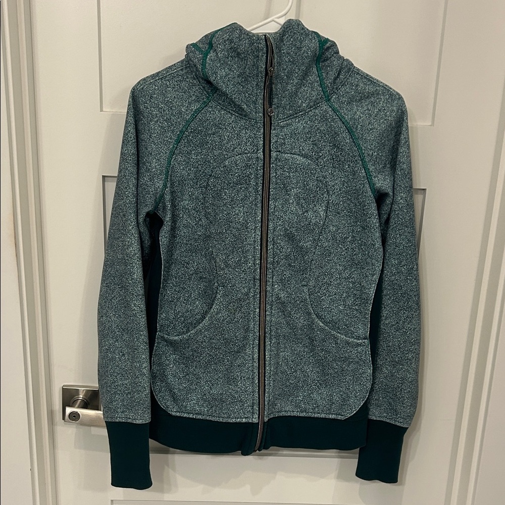 lululemon athletica Teal Zip-Up Hoodie